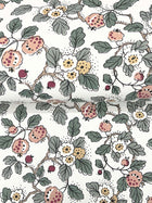 Framboise Berry Vines Blush Jardin Wallpaper by York Wallcoverings