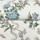 Genevieve Floral Trail Sapphire Jardin Wallpaper by York Wallcoverings