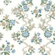 Genevieve Floral Trail Sapphire Jardin Wallpaper by York Wallcoverings