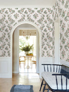 Genevieve Floral Trail Blush Jardin Wallpaper by York Wallcoverings