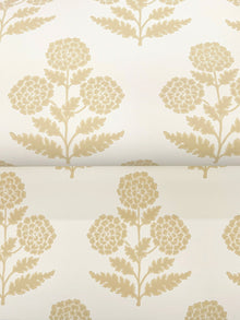 Souci Marigolds Butter Jardin Wallpaper by York Wallcoverings
