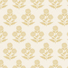 Souci Marigolds Butter Jardin Wallpaper by York Wallcoverings