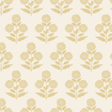 Souci Marigolds Butter Jardin Wallpaper by York Wallcoverings