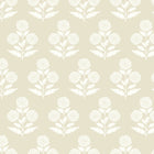 Souci Marigolds Beige Jardin Wallpaper by York Wallcoverings