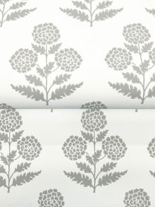 Souci Marigolds Grey Jardin Wallpaper by York Wallcoverings