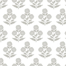 Souci Marigolds Grey Jardin Wallpaper by York Wallcoverings