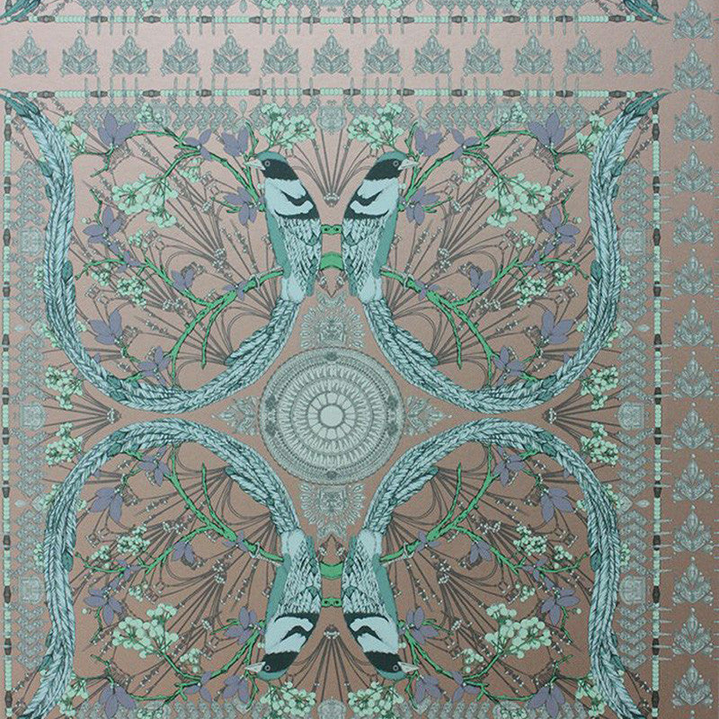 W7143/05 Lyrebird Belvoir Wallpaper by Matthew Williamson