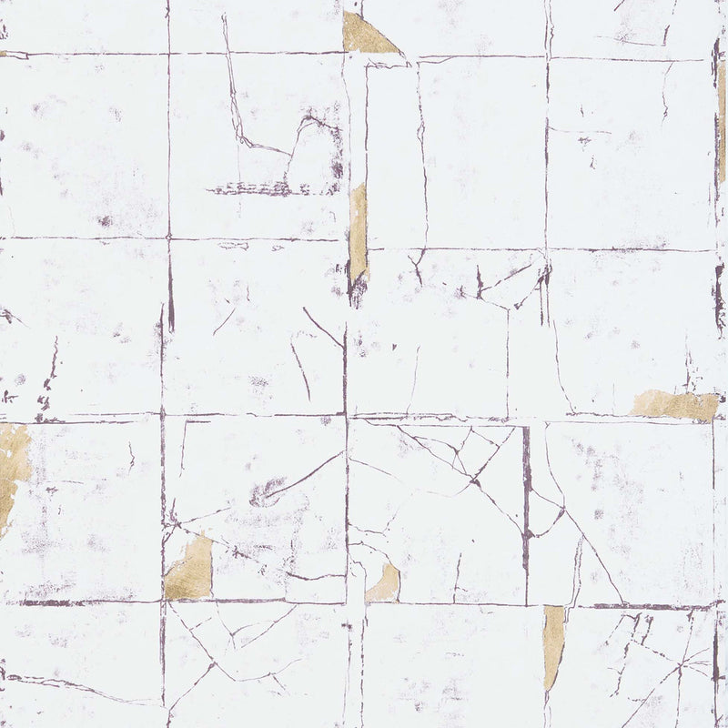 W7332-01 Faenza Tile Folium Wallpaper By Osborne & Little