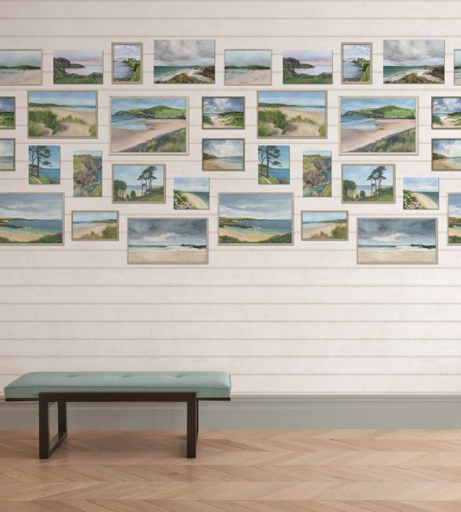 W7681-01 Seascape Lamorran Wallpaper By Osborne & Little