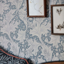 217187 Wallflower Emery Walker's House Woad Blue Wallpaper by Morris & Co