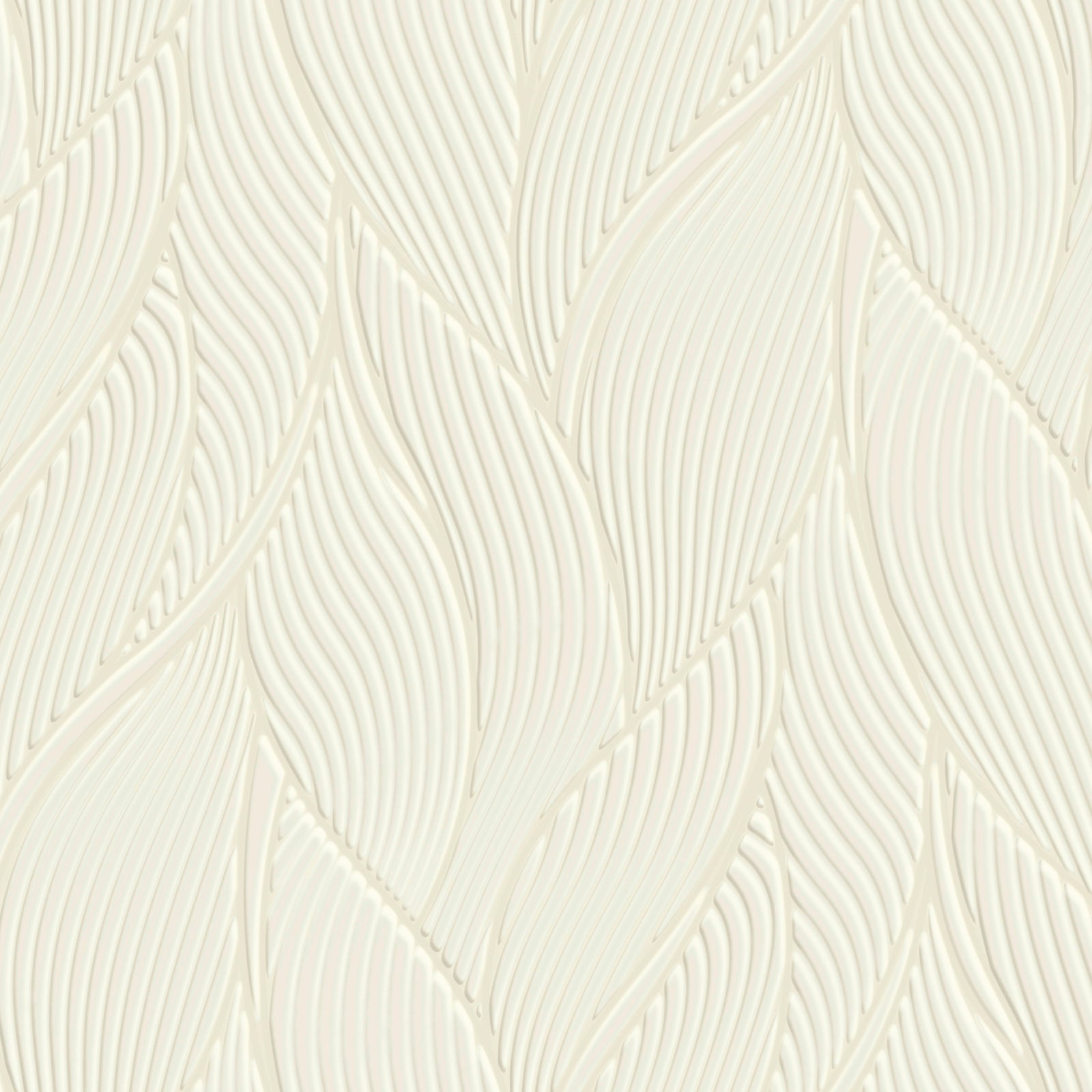 Leaves Cream Trussardi 7 Wallpaper by Zambaiti Parati