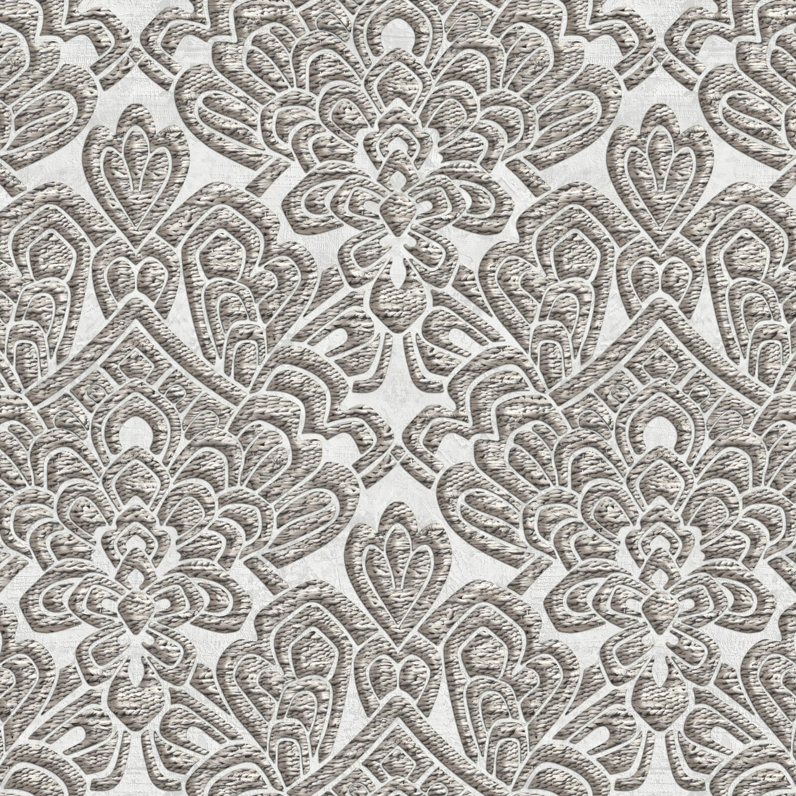 Damask Grey Trussardi 7 Wallpaper by Zambaiti Parati