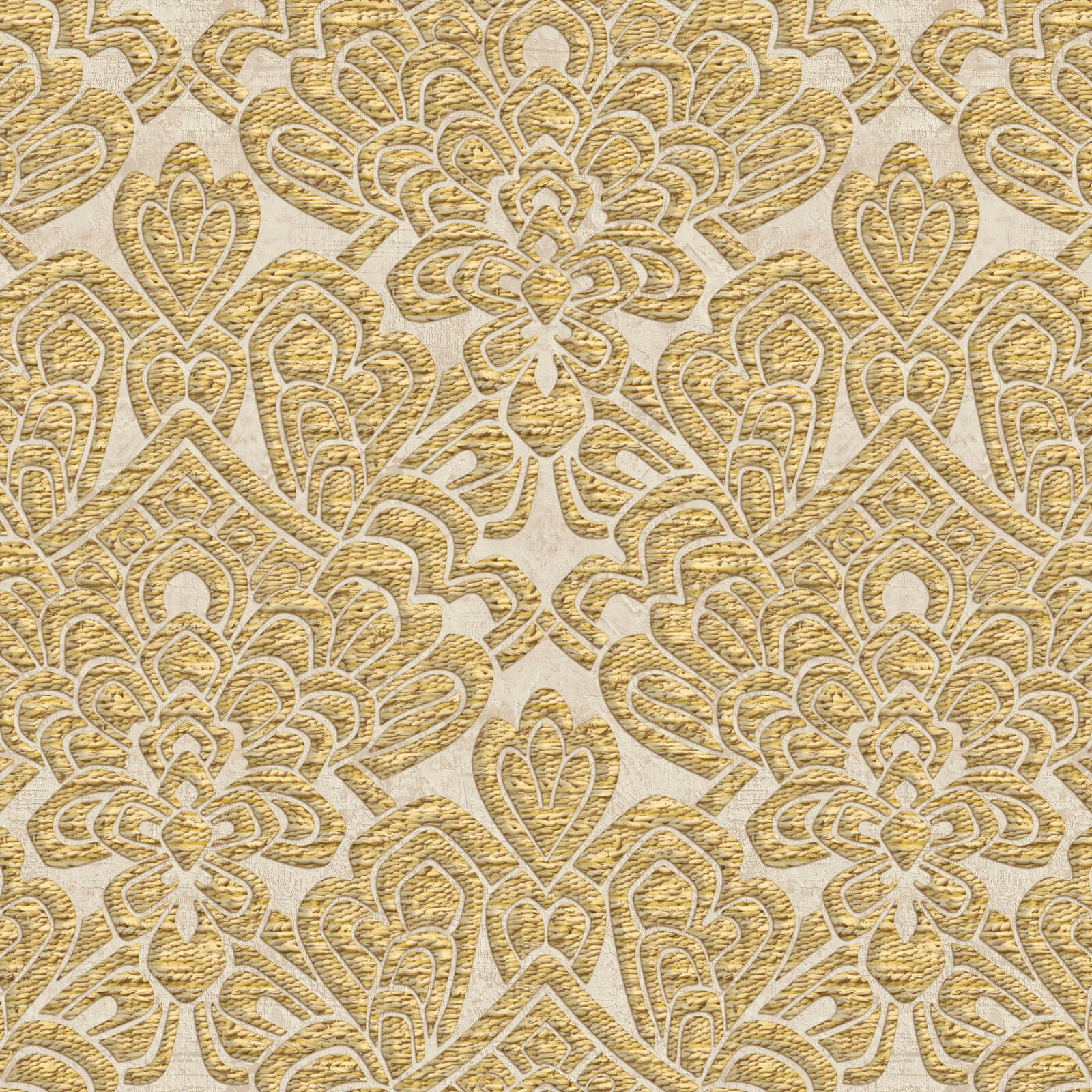 Damask Gold Trussardi 7 Wallpaper by Zambaiti Parati