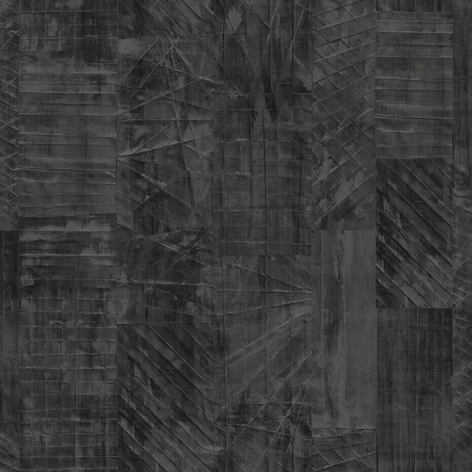 Squares Black Trussardi 7 Wallpaper by Zambaiti Parati