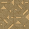 Geometric Gold Trussardi 7 Wallpaper by Zambaiti Parati