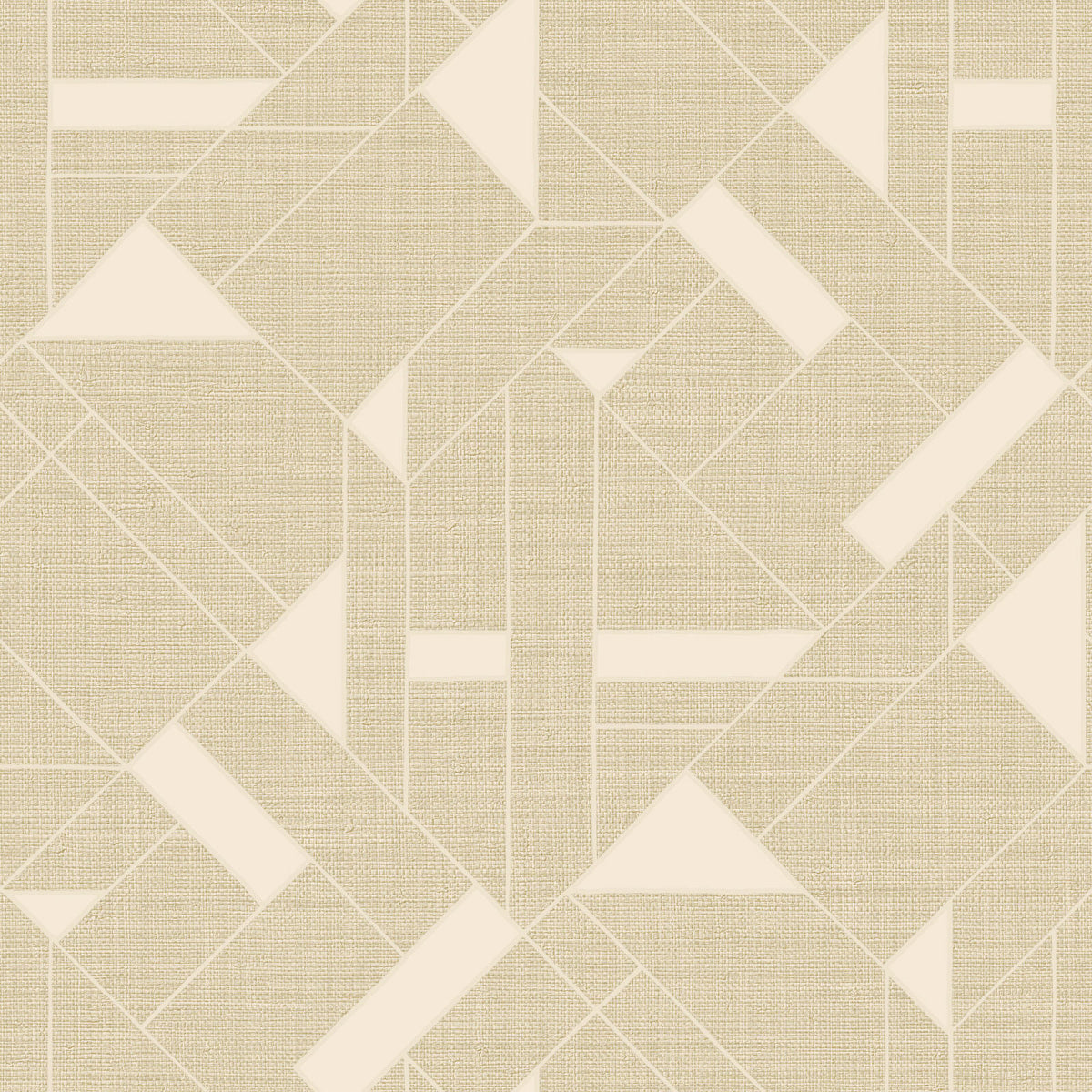 Geometric Cream Trussardi 7 Wallpaper by Zambaiti Parati