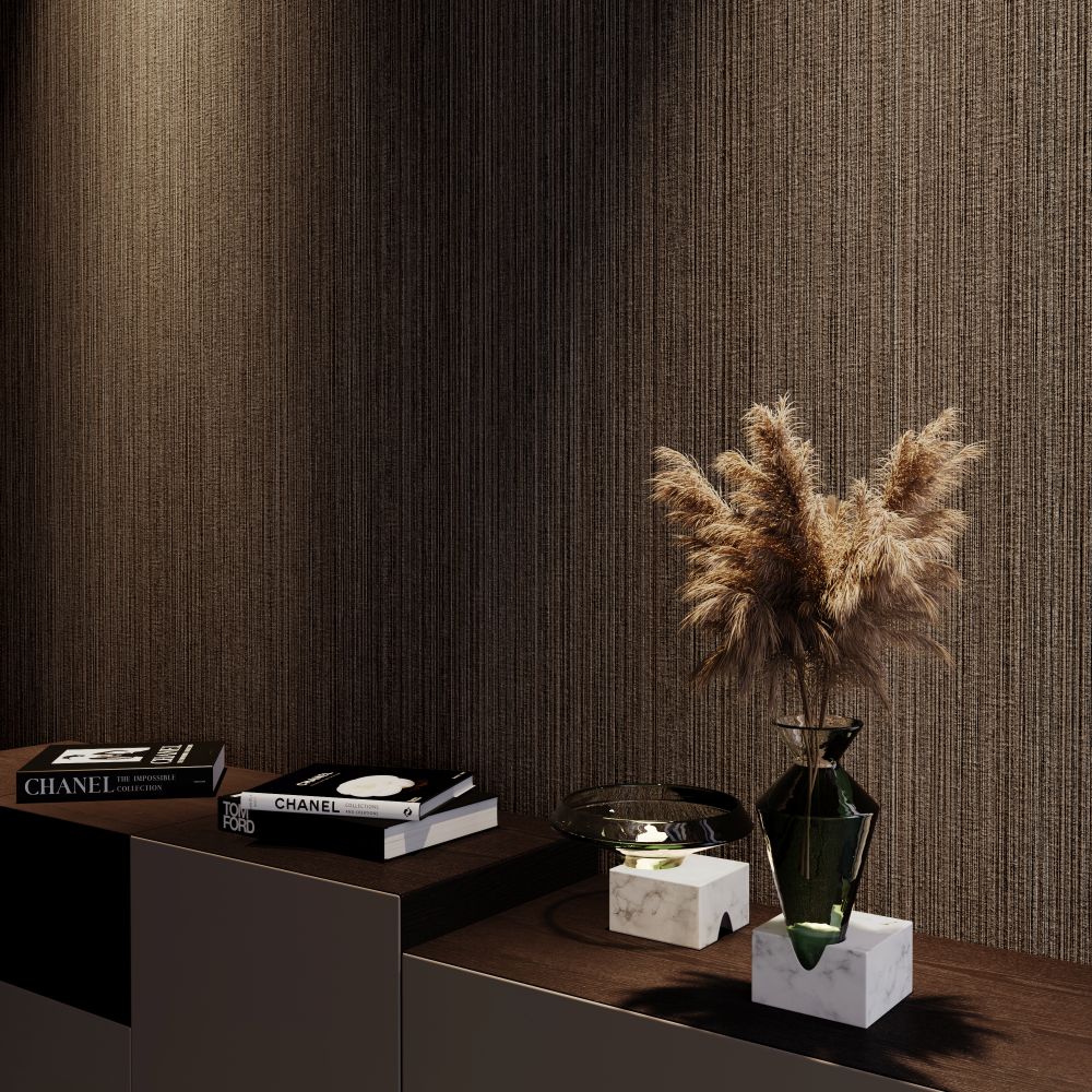Home Filux Contract Brown Ultimate Textures Wallpaper by Zambaiti Parati