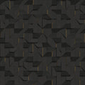 Geometric Black Philipp Plein 2 Wallpaper by Zambaiti Parati