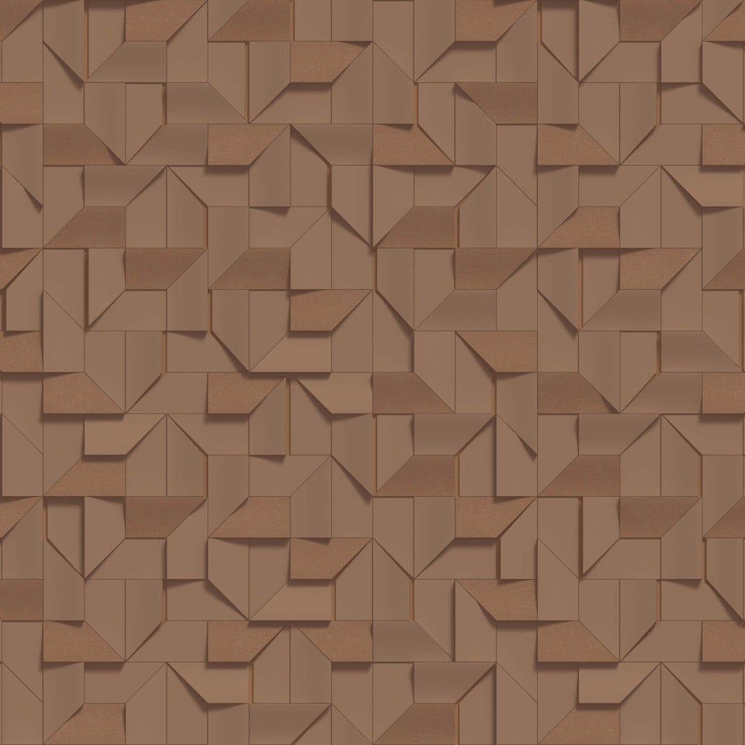 Geometric Rose Gold Philipp Plein 2 Wallpaper by Zambaiti Parati