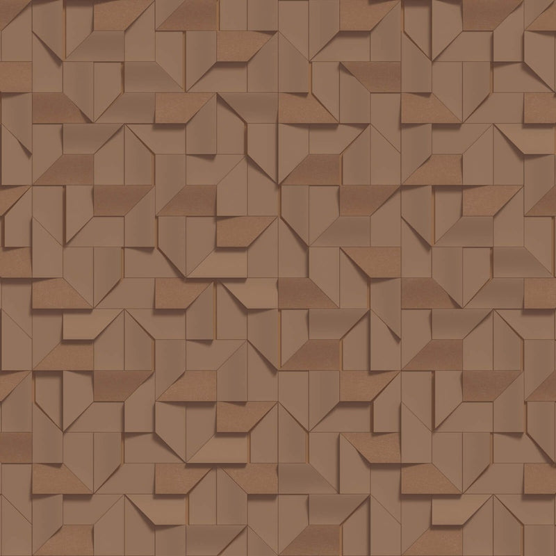 Geometric Rose Gold Philipp Plein 2 Wallpaper by Zambaiti Parati