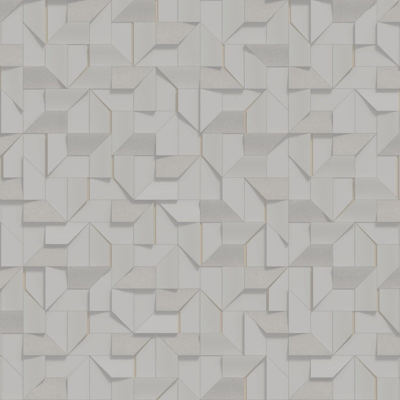 Geometric Silver Philipp Plein 2 Wallpaper by Zambaiti Parati