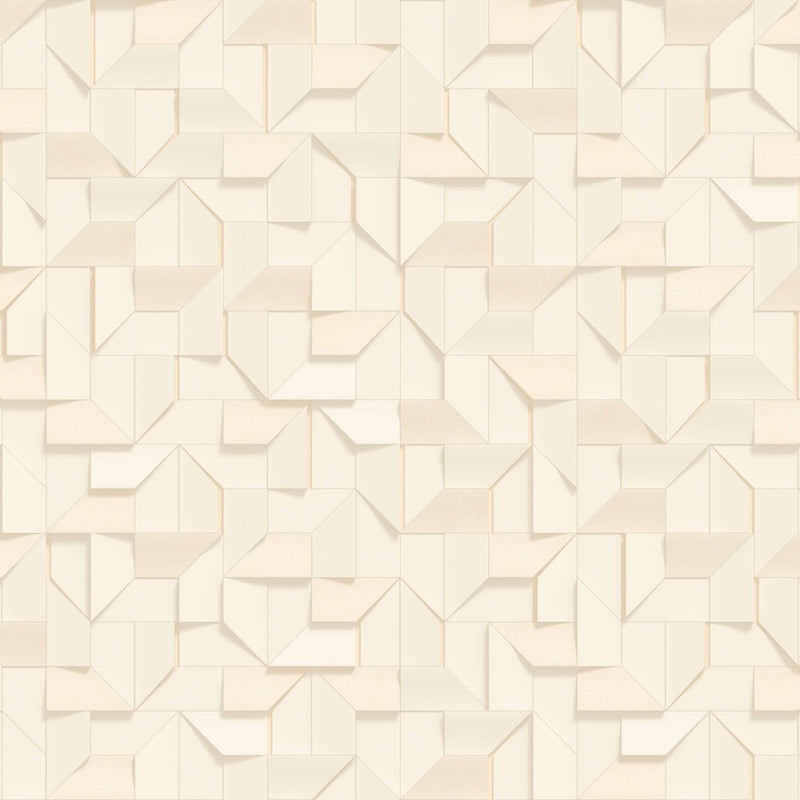 Geometric Cream Philipp Plein 2 Wallpaper by Zambaiti Parati