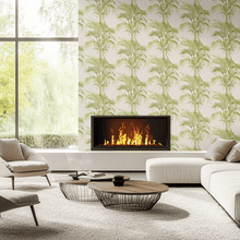 Silk Leaf Green Philipp Plein 2 Wallpaper by Zambaiti Parati