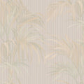 Silk Leaf Pale Cream Philipp Plein 2 Wallpaper by Zambaiti Parati
