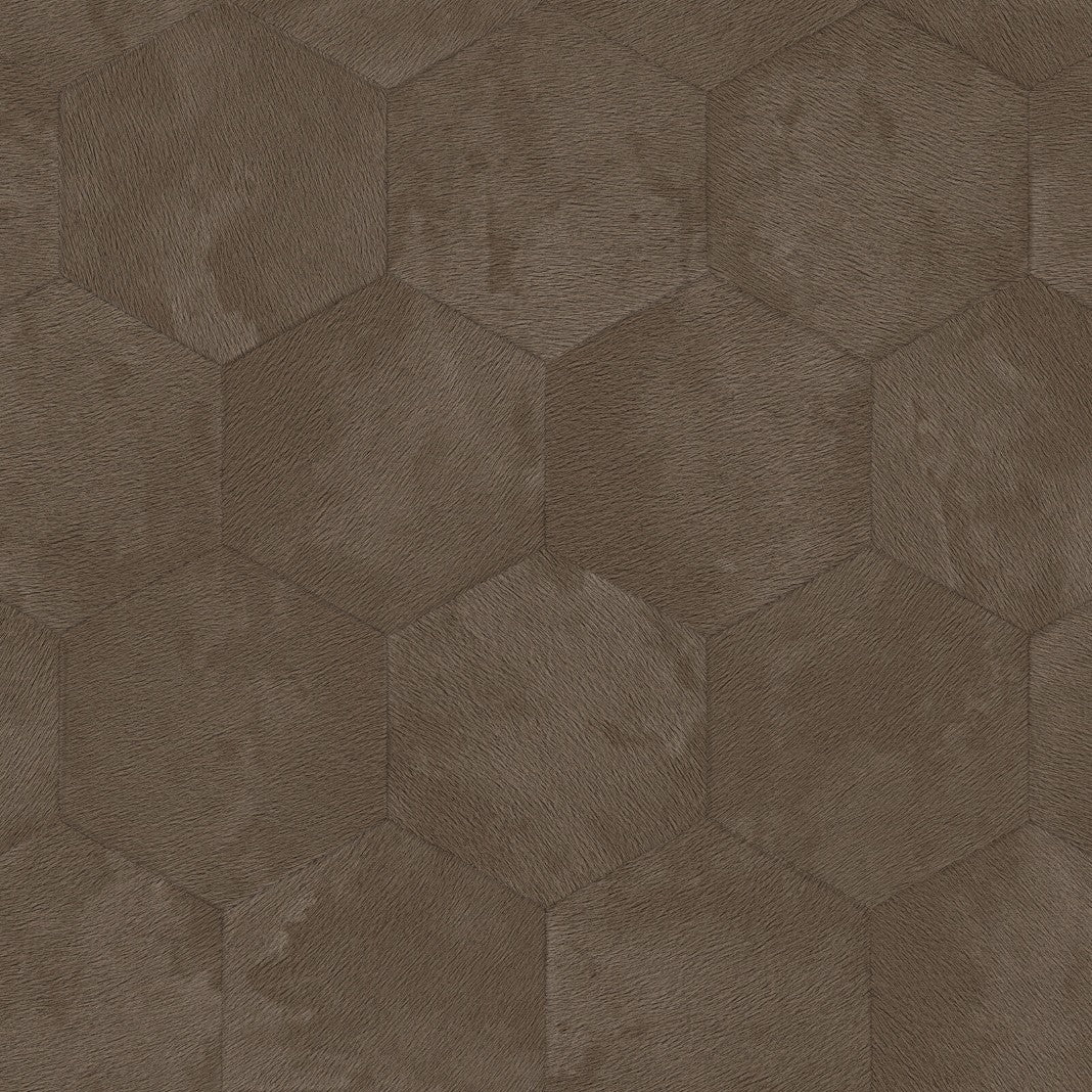 Hexagonal Hide Mink Philipp Plein 2 Wallpaper by Zambaiti Parati