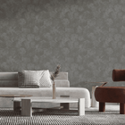 Hexagonal Hide Pewter Philipp Plein 2 Wallpaper by Zambaiti Parati