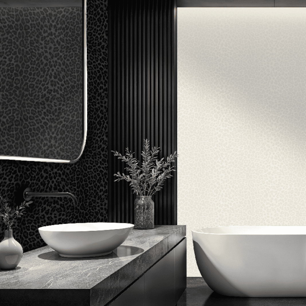 Leopard Print White Philipp Plein 2 Wallpaper by Zambaiti Parati