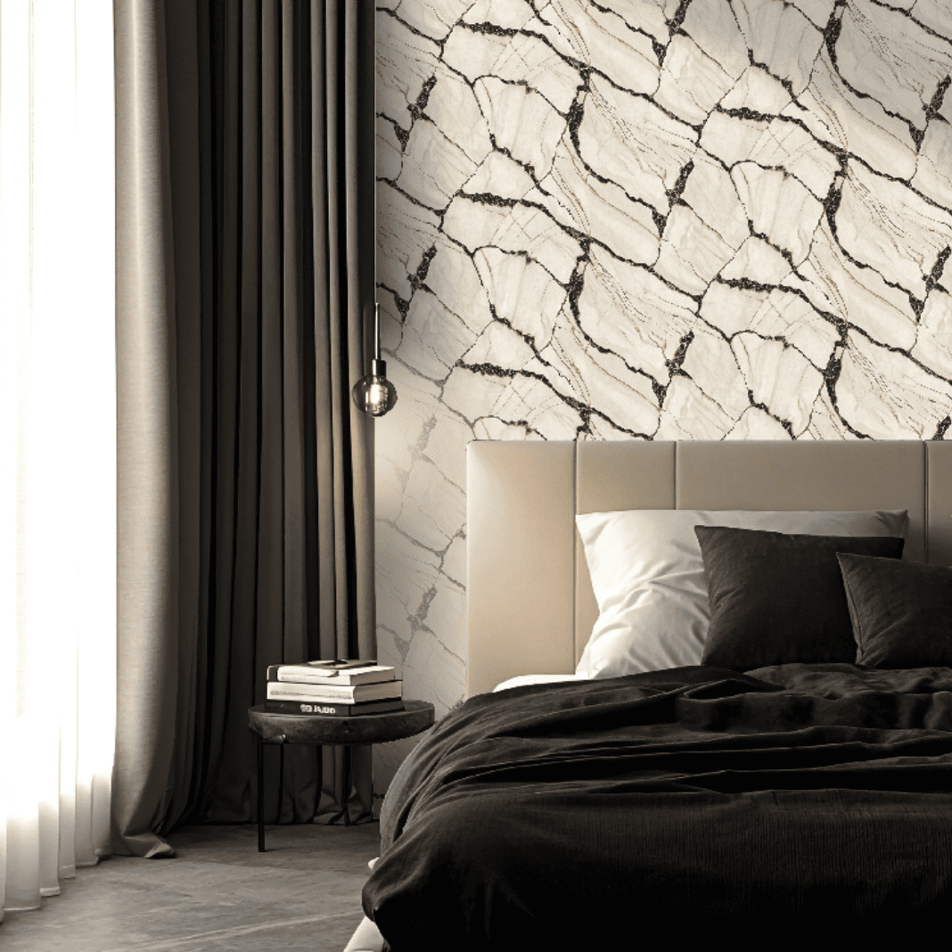 Agate Black & Gold Philipp Plein 2 Wallpaper by Zambaiti Parati