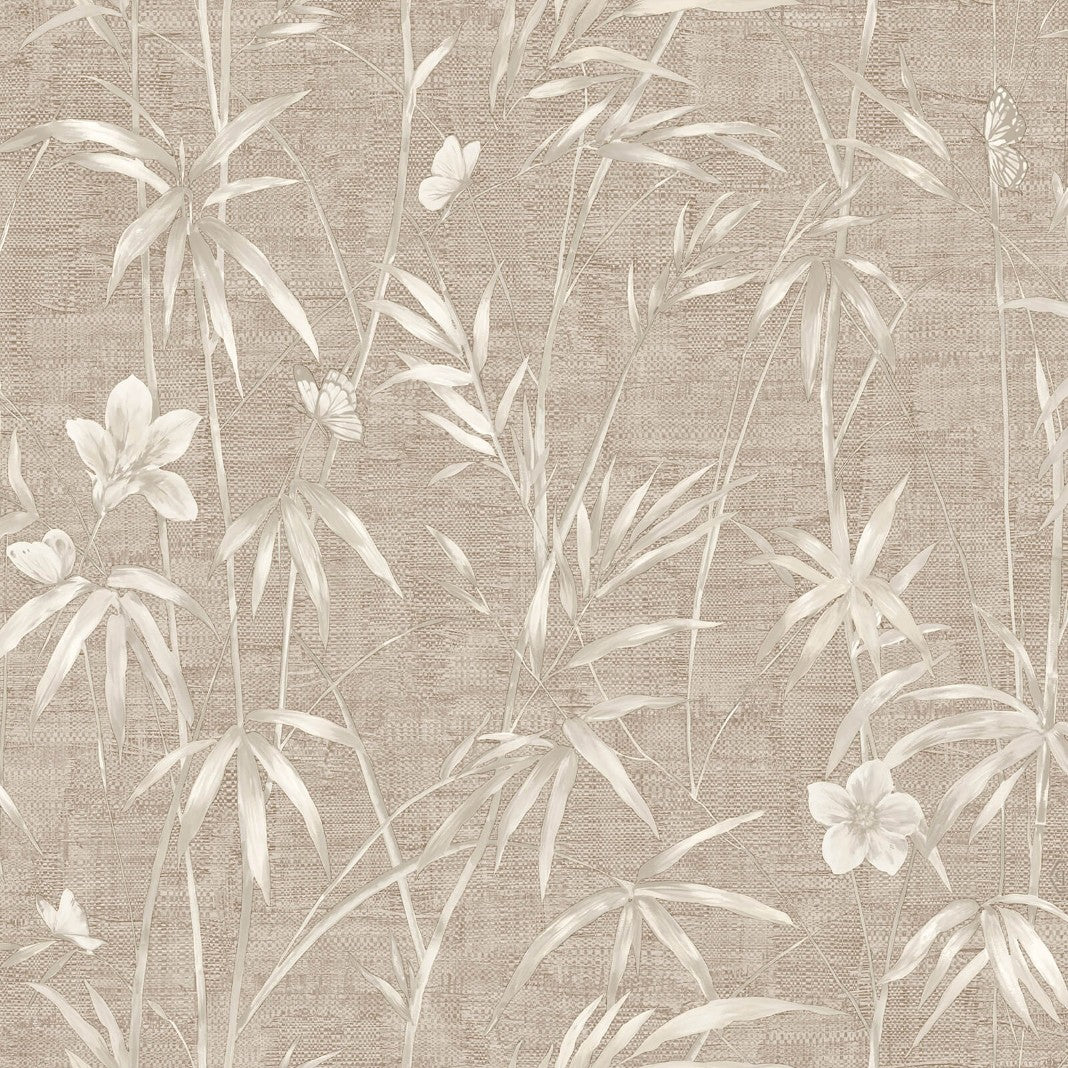 Butterfly Taupe Philipp Plein 2 Wallpaper by Zambaiti Parati