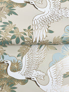 Sprig & Heron Beige Tea Garden Wallpaper by York Wallcoverings