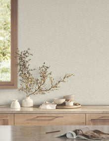 Daystone Taupe Tea Garden Wallpaper by York Wallcoverings