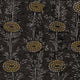 French Marigold Black & Gold Tea Garden Wallpaper by York Wallcoverings