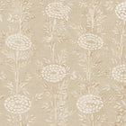 French Marigold Taupe & Gold Tea Garden Wallpaper by York Wallcoverings