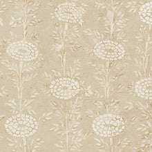 French Marigold Taupe & Gold Tea Garden Wallpaper by York Wallcoverings