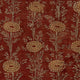 French Marigold Red & Gold Tea Garden Wallpaper by York Wallcoverings