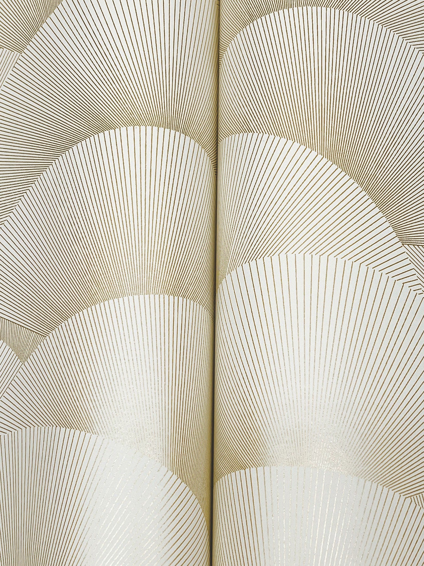 Morning Shell Cream & Gold Tea Garden Wallpaper by York Wallcoverings