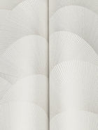 Morning Shell White & Silver Tea Garden Wallpaper by York Wallcoverings