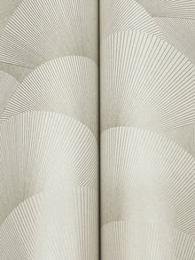 Morning Shell Taupe & Gold Tea Garden Wallpaper by York Wallcoverings