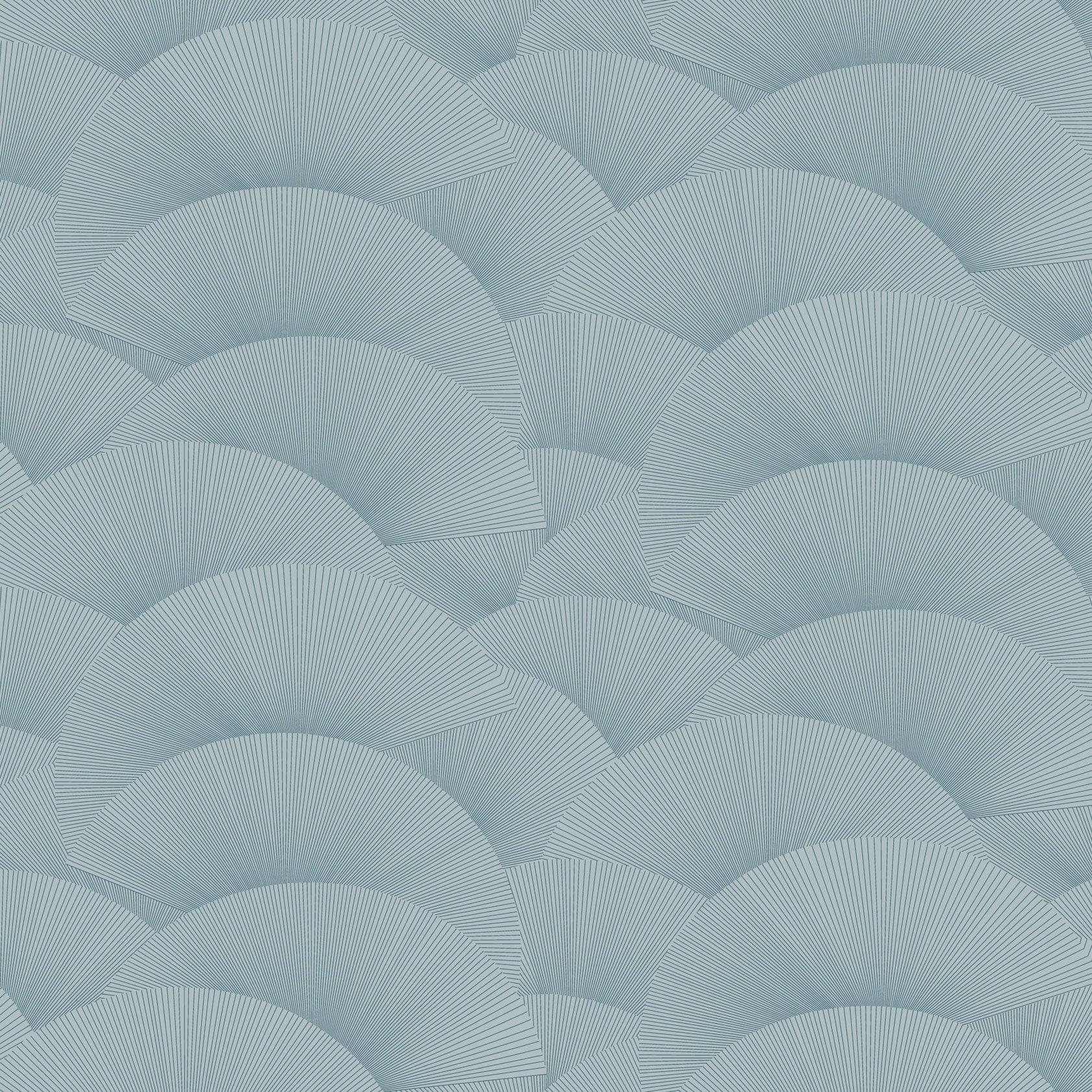 Morning Shell Blue Tea Garden Wallpaper by York Wallcoverings