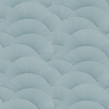Morning Shell Blue Tea Garden Wallpaper by York Wallcoverings