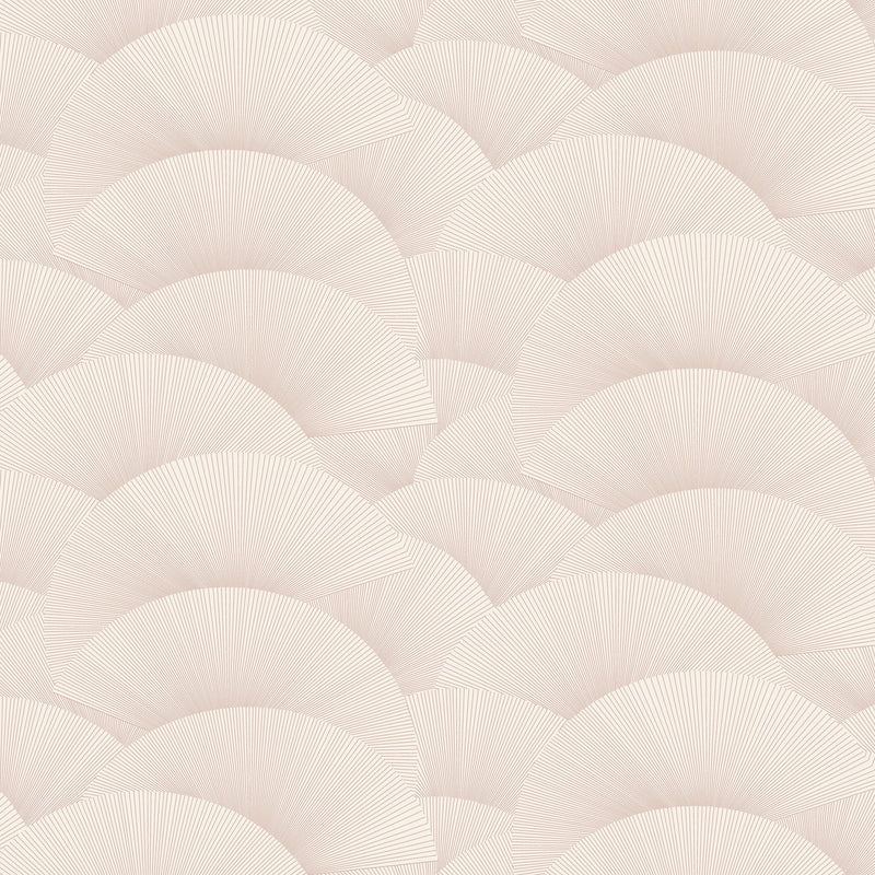 Morning Shell Blush Tea Garden Wallpaper by York Wallcoverings