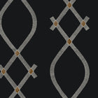 Ellena Black Tea Garden Wallpaper by York Wallcoverings