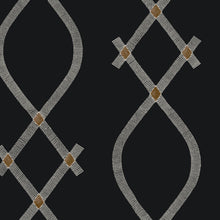 Ellena Black Tea Garden Wallpaper by York Wallcoverings