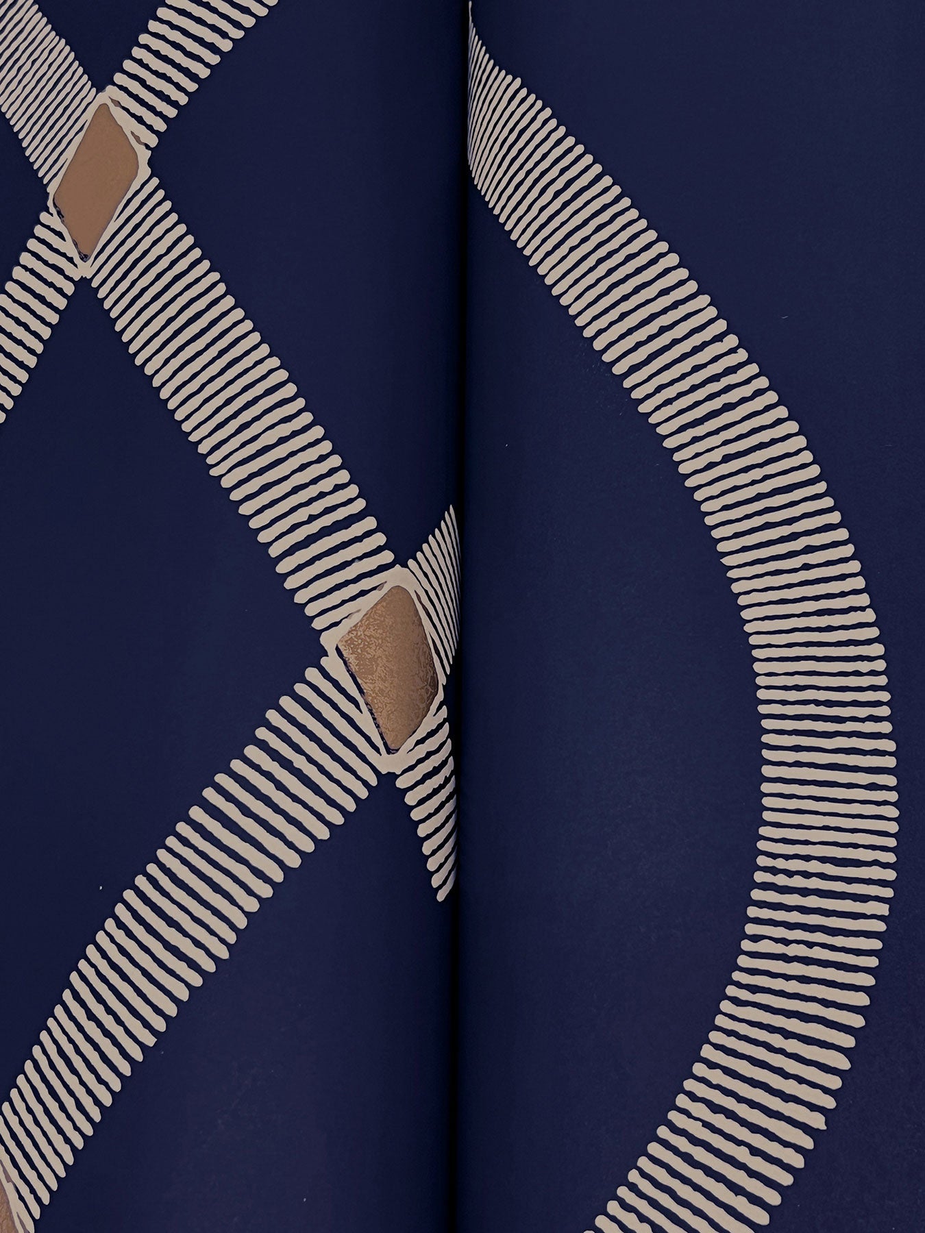 Ellena Navy Tea Garden Wallpaper by York Wallcoverings