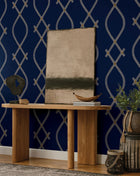 Ellena Navy Tea Garden Wallpaper by York Wallcoverings