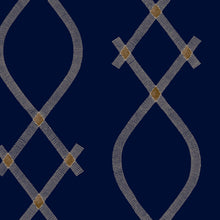 Ellena Navy Tea Garden Wallpaper by York Wallcoverings